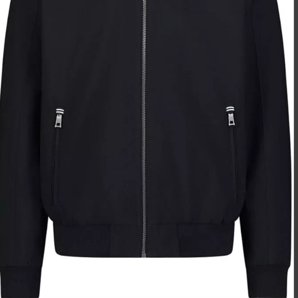 Nautica Men’s Lightweight Bomber Style Jacket Black SIZE SZ MEDIUM NWT - Picture 6 of 11